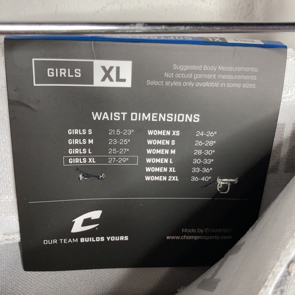Champro softball pants size XL girls - Picture 3 of 6